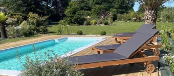 Charming Norman house with heated pool