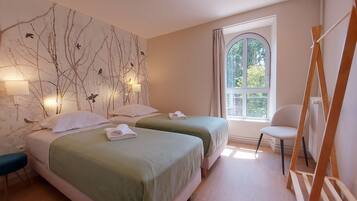 7 habitaciones, wifi gratis y ropa de cama