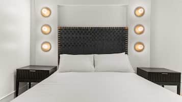 1 slaapkamer, een strijkplank/strijkijzer, wifi, beddengoed