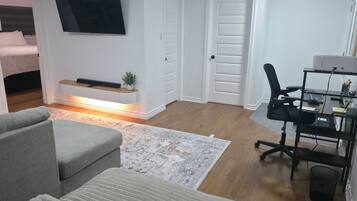 1 makuuhuone, työpöytä, silitysrauta/-lauta, ilmainen Wi-Fi