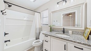 Hair dryer, towels