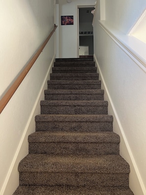 Handrails in stairways - The Bobcat (San Marcos)