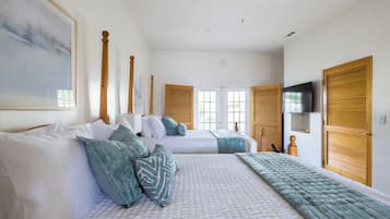 Iron/ironing board, travel crib, free WiFi, bed sheets