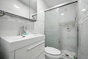 Shower, hair dryer
