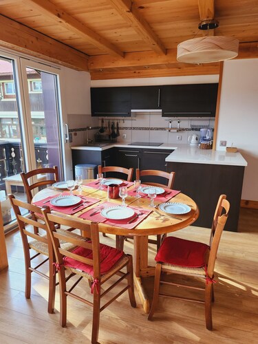 Les Balcons du Mont-Blanc : appartement centre village