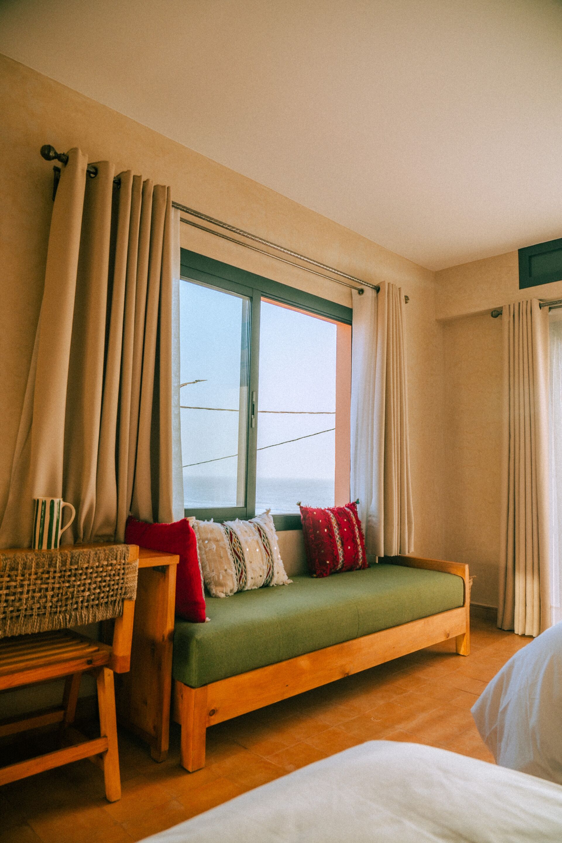 Deluxe Suite, Private Bathroom, Sea View | Desk, laptop workspace, free WiFi