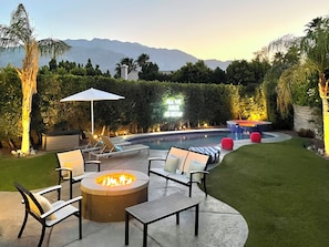 Udendørs pool, opvarmet pool