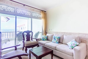 公寓, 1 间卧室, 吸烟房, 阳台 | 客厅