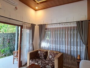 Standaard tweepersoonskamer, uitzicht op bergen | Gratis wifi