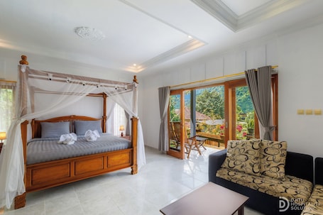 Habitación doble superior, vistas a la montaña | Wifi gratis y ropa de cama