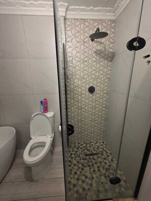 Hair dryer, toilet paper