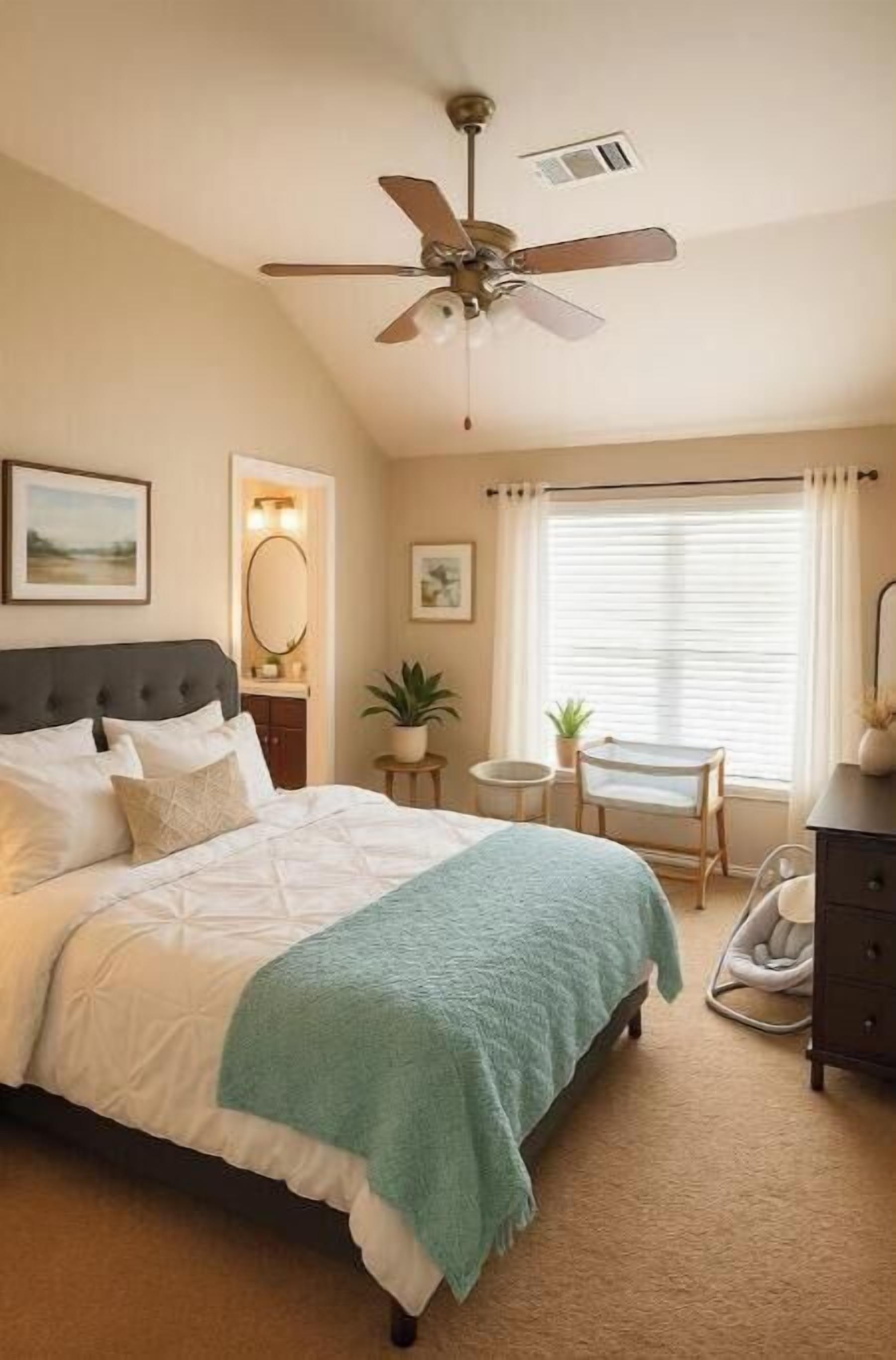 3 Schlafzimmer, Bügeleisen/Bügelbrett, Bettwäsche