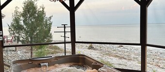 Gorgeous 6-bedroom house on Lake Huron featuring on-site rentals