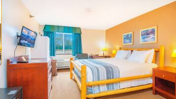 Desk, iron/ironing board, WiFi