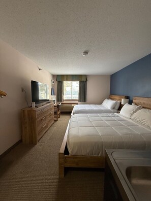 Iron/ironing board, travel crib, WiFi