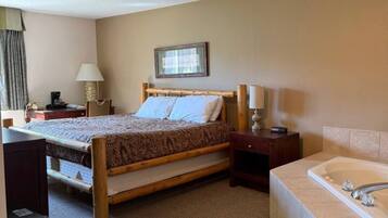 Desk, iron/ironing board, WiFi