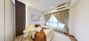 Family Double Room, City View