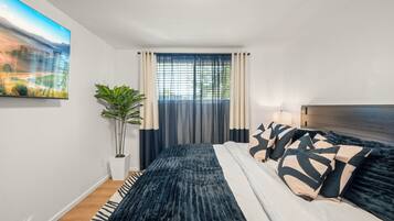 1 chambre, fer et planche à repasser, Wi-Fi, literie fournie