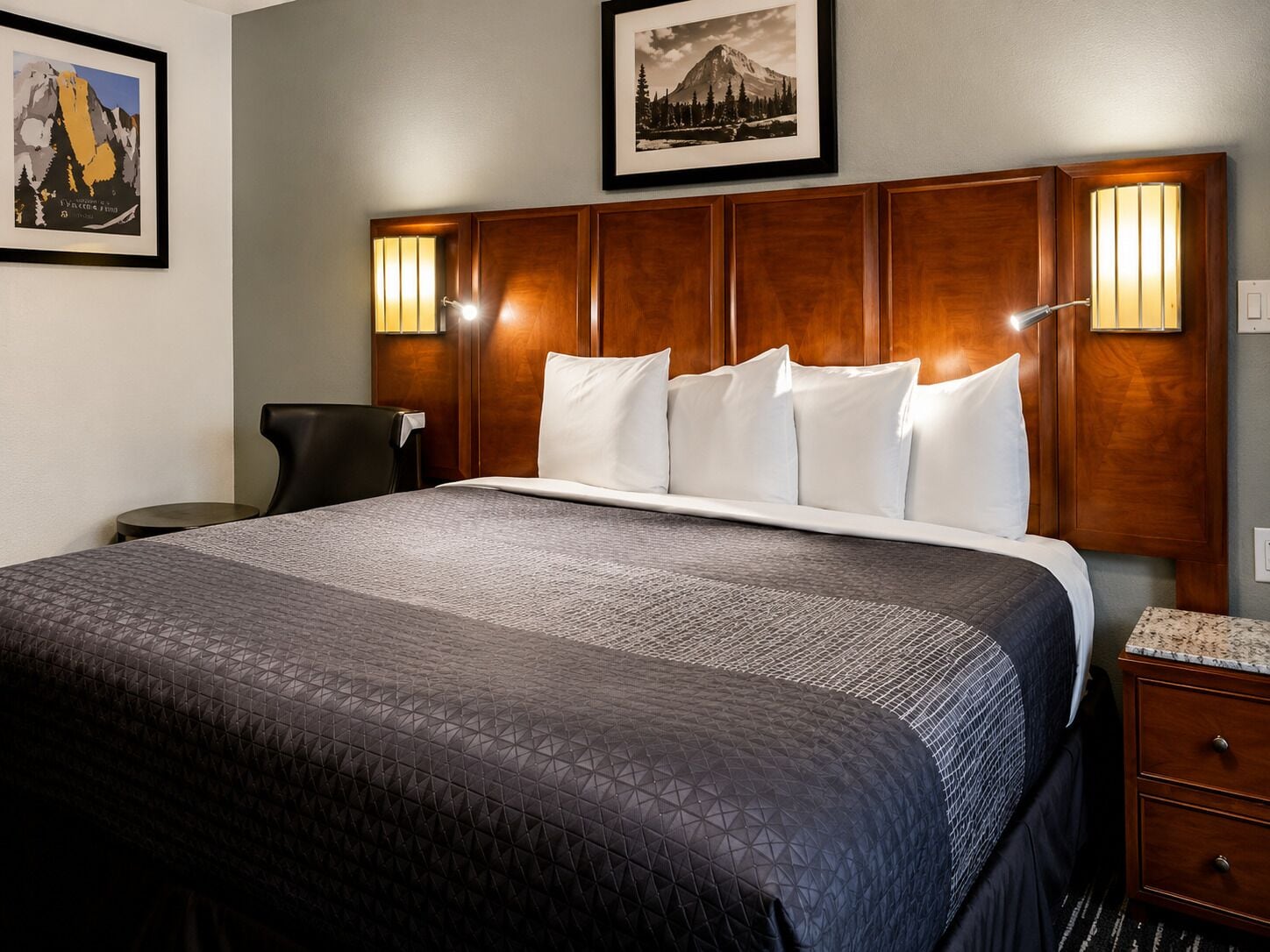 Double Room, 1 King Bed, Pets Allowed | Desk, laptop workspace, soundproofing, iron/ironing board