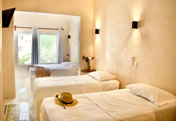 Standard Double or Twin Room, Patio, Pool View | Free WiFi