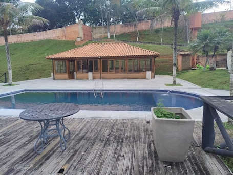 Outdoor pool. FARM WITH 7 CHALETS PERFECT FOR THAT FAMILY MOMENT