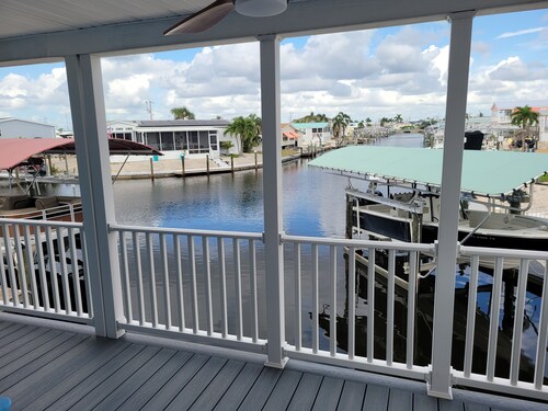Water Front 3-bedroom home just minutes to Gulf waters and Sanibel Island.