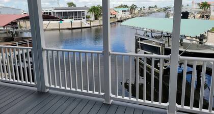 Water Front 3-bedroom home just minutes to Gulf waters and Sanibel Island.