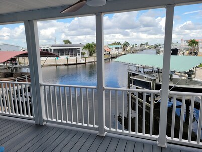 Water Front 3-bedroom home just minutes to Gulf waters and Sanibel Island.