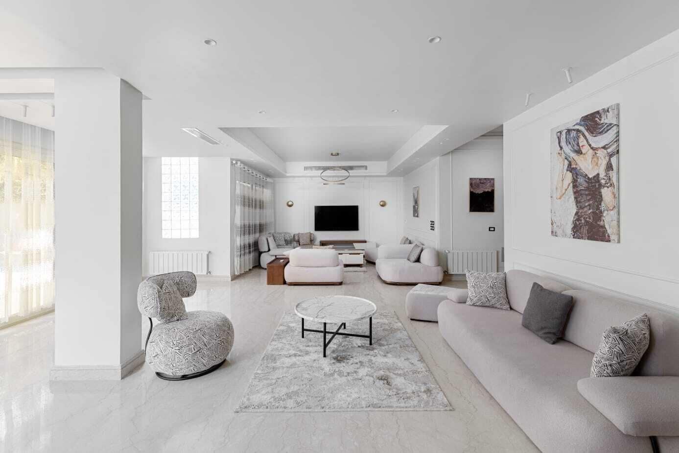 Luxury Villa, Patio, Garden View | Living area