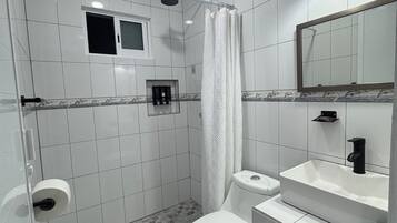 Assecador de cabells, tovalloles, sabó i paper higiènic