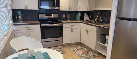 Microwave, oven, stovetop