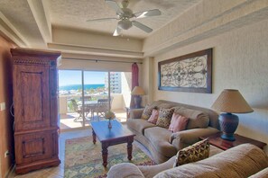 TV, fireplace, table football, ping pong