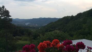 Blick von der Unterkunft