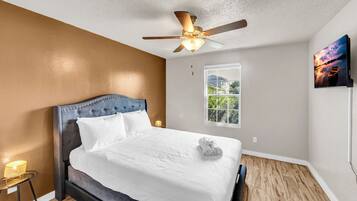 4 dormitorios, escritorio, tabla de planchar con plancha y wifi gratis