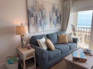 Living area - Oceanfront Luxe • Sleeps 7 • Renovated 2026 (Carolina beach)