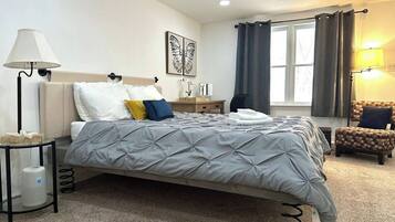 1 habitación, tabla de planchar con plancha, internet y ropa de cama