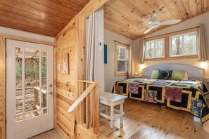 1 bedroom, iron/ironing board, internet, bed sheets - Artistic Nature Retreat w/ Private Patio 1370 (North Carolina)