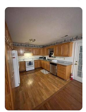 Fridge, microwave, oven, stovetop - Lil house in Ringgold, Ga, pet friendly and 5 minutes from Chattanooa, Tn (Ringgold)