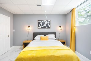 2 多间卧室、熨斗/熨衣板、WiFi、床单