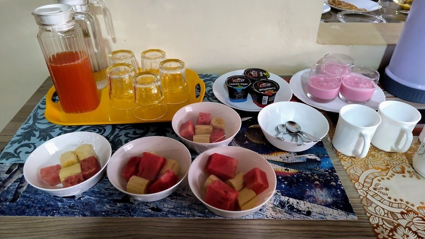 Petit déjeuner continental compris tous les jours