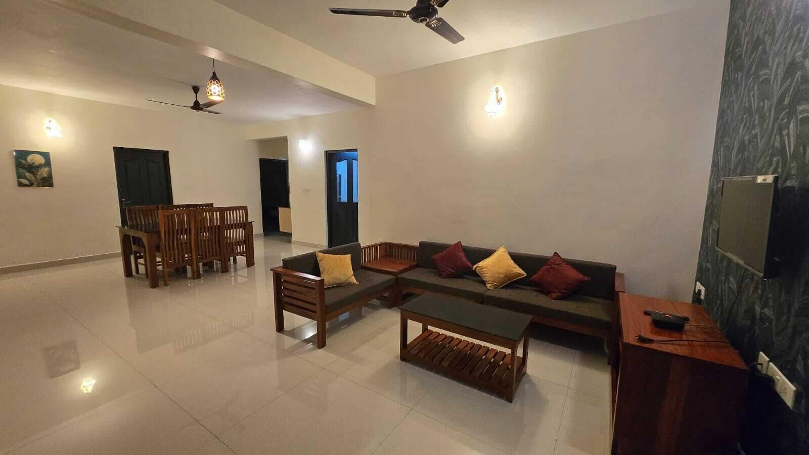 Superior Apartment, Balcony | Living area | TV