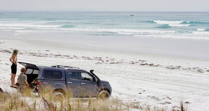 Peacefully private. A welcome retreat away from the bustle of the beach.