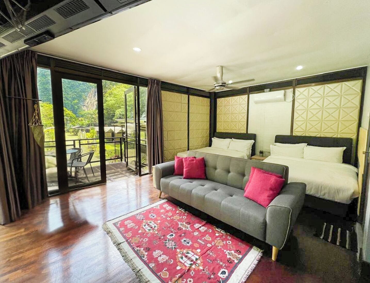 ห้องแฟมิลี่, ระเบียง, วิวภูเขา | Wi-Fi ฟรี