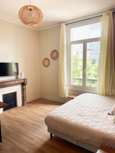 L'Angevin-4 pers-espace repas-Centre ville/Gare station