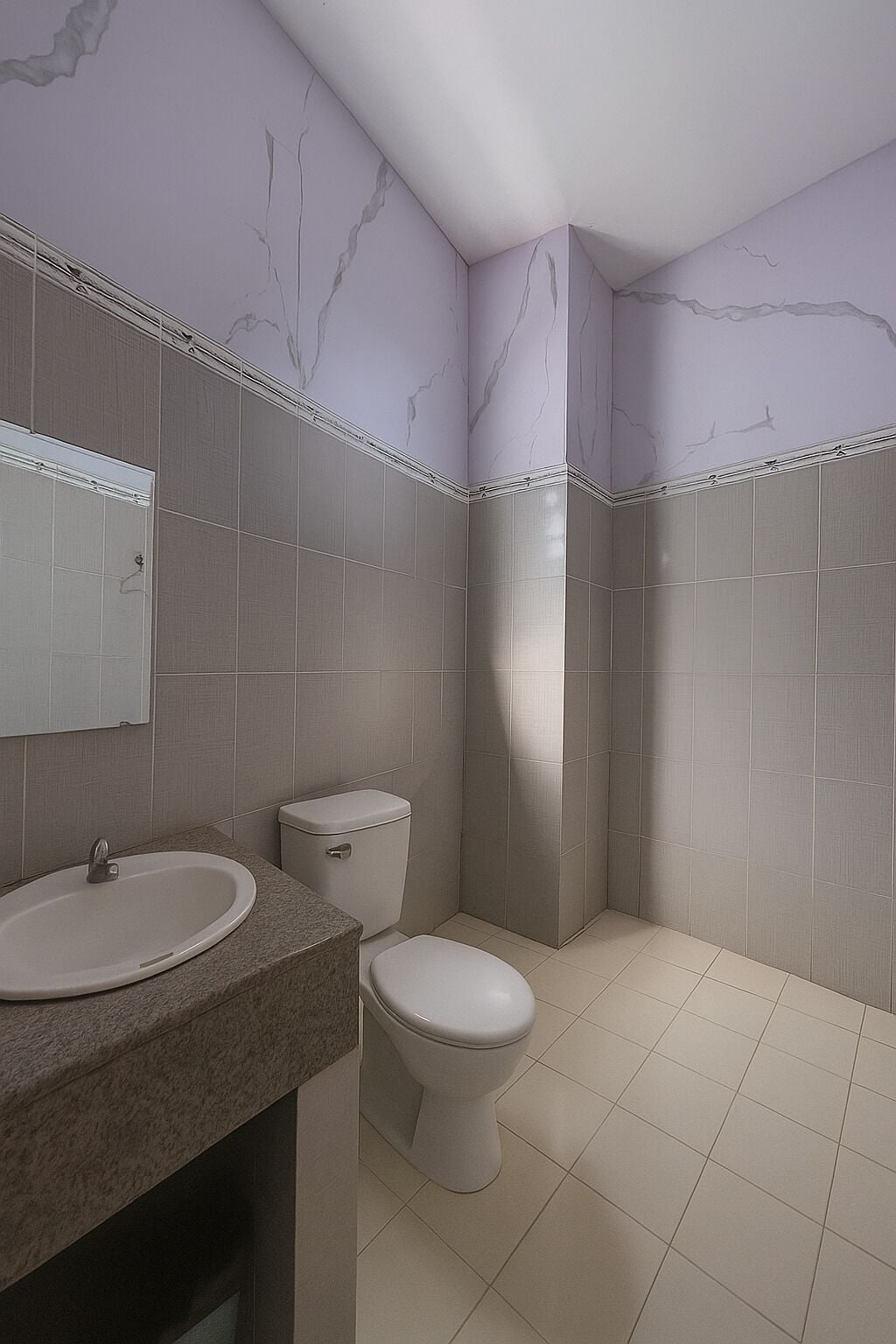 Shower, free toiletries, hair dryer, slippers