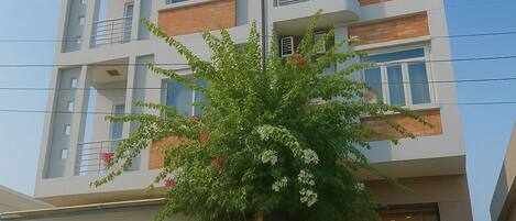 Façade de l’hébergement