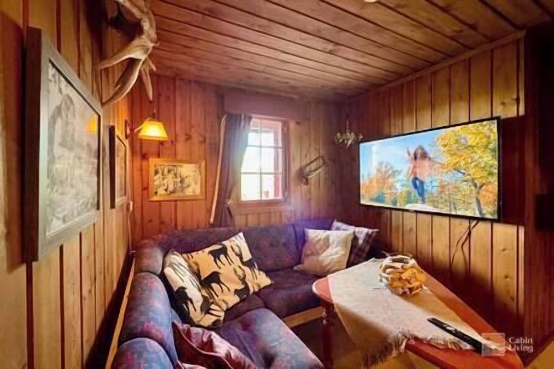 TV connectée, cheminée