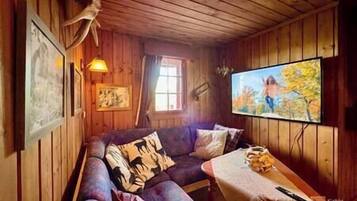 TV connectée, cheminée