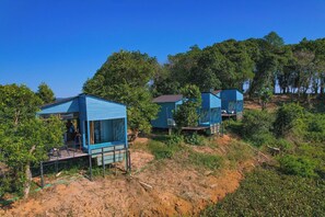 Façana frontal de l'allotjament