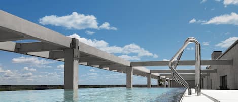 Seasonal outdoor pool